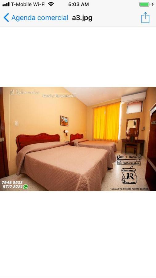 Hotel El Reformador Puerto Barrios Ngoại thất bức ảnh